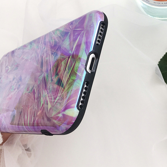 NEW iPhone X/XS/7/8+ Glossy Diamond case - Picture 4 of 5